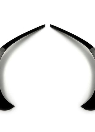 For Benz Glc X253 2020-21 Black Front Bumper Spoiler Air Vent Outlet Trim Cover