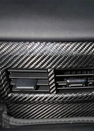 Back Row Air Outlet Vent Cover For Lexus RC350 200t 2015-2018 Dry Carbon Fiber