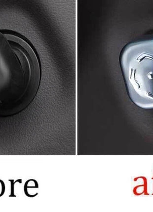 Steering Wheel Adjust Button Cover For Lexus RX350 450h 2016-2019 Matte Silver
