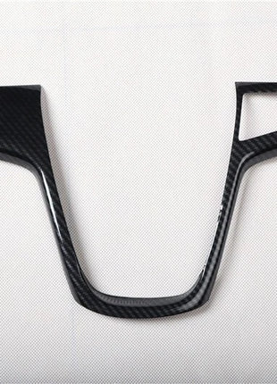 Fit For Buick Encore 2016-2018 Carbon Fiber Steering Wheel Cover Decor Trim 1pcs