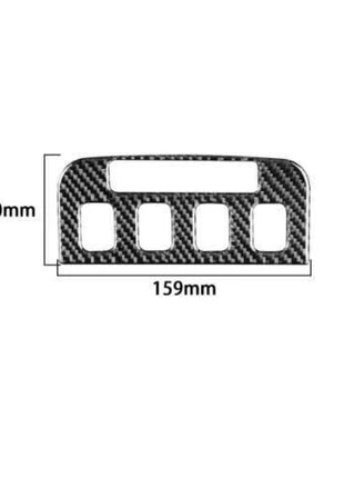 Function Control Button Frame For Lexus GS350 450h 2007-2011 Real Carbon Fiber