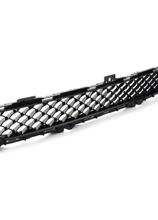 For Jaguar Xj 2010-2015 Front Lower Bumper Center Grille Mesh Grill Trim Black