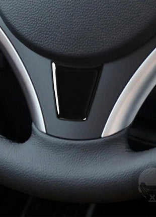 Black Inner Steering Wheel Lower Panel Trim For Bmw 3 Series E90 E92 E93 2005-12