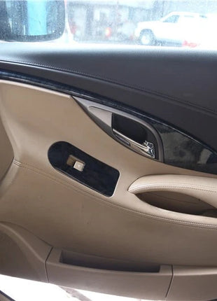 For Buick Lacrosse 2009-12 Black Wood Grain Inner Door Strip Panel Cover Trim 4*