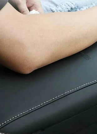 For Lexus RX350 450h 2016-22 Black Leather Inner Console Armrest Box Pad Trim 1P