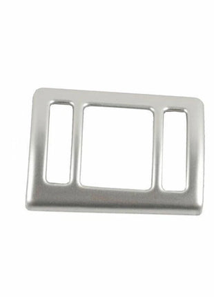 Mergency Light Button Frame Trim 1PCS For Lexus NX250 350 2022-2023 Silver Steel