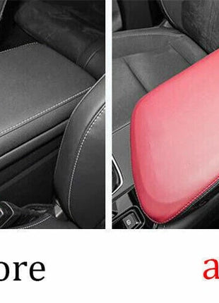 Central Console Storage Box Cover Trim For Lexus NX250 350 2022-2023 Red Leather