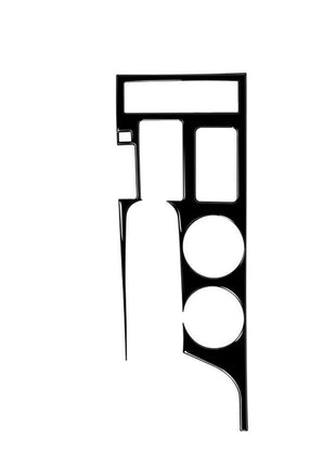 Gloss Black Gear Shift Panel Cover Trim For Lexus RC300 350 200T 2015-2020