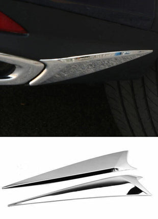 For Lexus RX350 450h 2020-2022 Chrome Rear Bumper Both Side Lip Molding Cover 2x