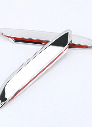 For Lexus RX 350 350h 500h 2023-24 Chrome Rear Bumper Air Outlet Vent Frame Trim