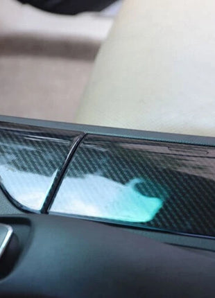 For Lexus Rx350 450h 09-15 Carbon Fiber Style Middle Console Drinking Glass Trim