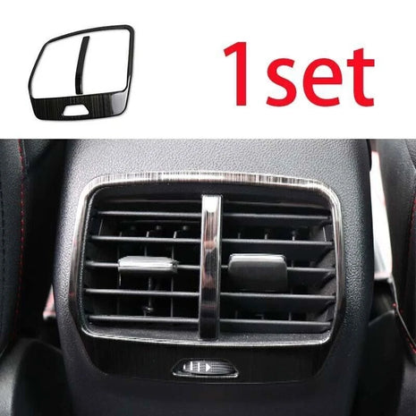 For Ford Focus ST RS 19-20 Rear Air Outlet Vent Panel Cover Trim Titanium Black
