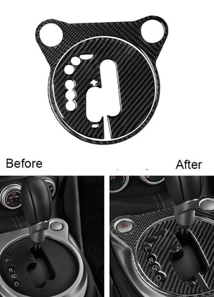 Carbon Fiber Interior Transmission Panel Cover Trim For 2009-2020 Nissan 370z