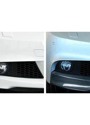 Real Carbon Fiber Front Bumper Spoiler Vent Cover For BMW 3 Series E90 2009-2013