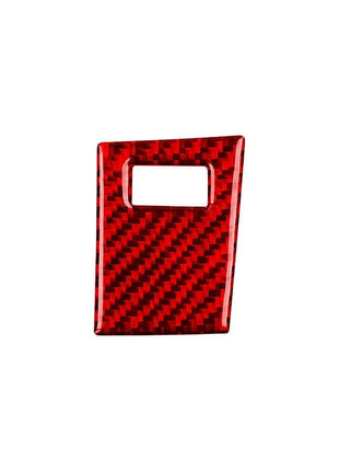 Red Carbon Fiber Interior Car Lock Button Cover Trim For Lexus CT200h 2011-2017