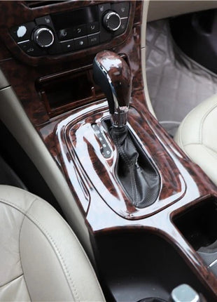Fit For Buick Regal 2009-2013 Peach Wood Inner Gear Shift Panel Decor Cover Trim