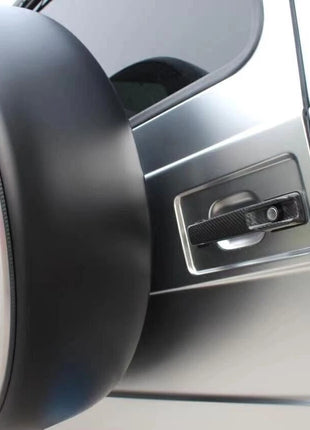 5PCS Real Carbon Fiber Door Handle Cover Trim For Mercedes Benz W464 G class