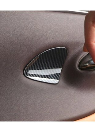For Lexus ES250 300h 350 2019-22 ABS Carbon Fiber Interior Door Bowl Cover Trim