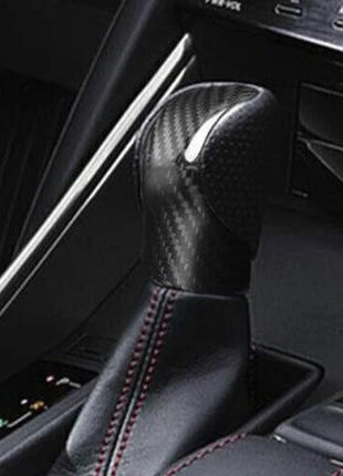 Gear Shift Knob Shifter Lever Trim For Lexus GS350 450 2016-20 Dry Carbon Fiber