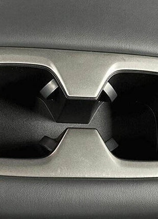 Rear Drinking Glass Panel Cover Trim For Lexus NX250 350 2022-2023 Silver Steel