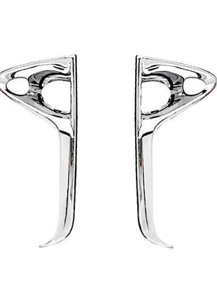 ABS Chrome Exterior Front Fog Light Lamp Strip Trim For Lexus RX350 450h 2016-19