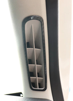 2019-2020 carbon fiber steel A pillar air outlet vent cover trim For Ford Focus
