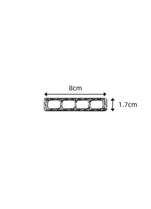 Carbon Fiber Interior Memory Seat Control Cover Trim For Lexus CT200h 2011-2017