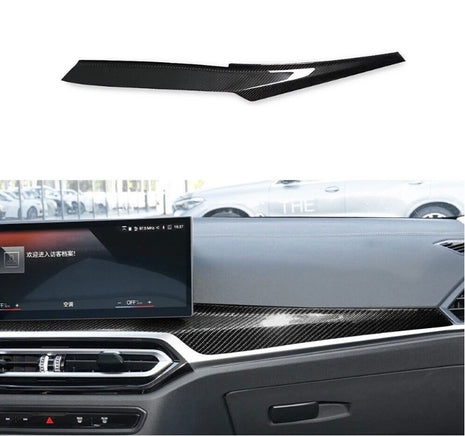 Carbon Fiber Center Console Dashboard Panel Cover For Bmw 3 Series G20 G28 2023+