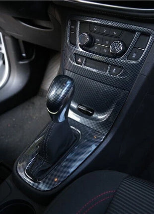 For Buick Encore 2016-2018 Carbon Fiber Inner Gear Shift Panel Decor Cover Trim