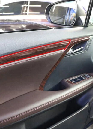 For Lexus RX350 450h 2016-2022 Wood Grain Car Inner Door Panel Trim Cover Strip