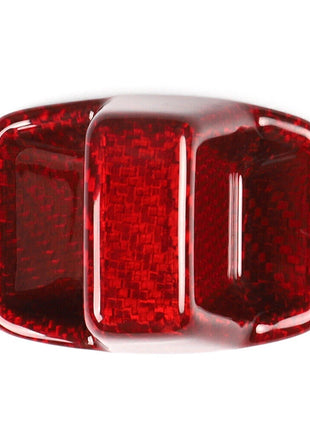 For AUDI A3 S3 RS3 2022-2024 Red Real Carbon Fiber Gear Lever Shift Knob Cover