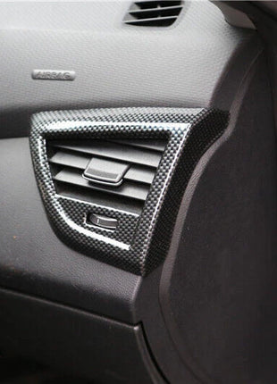 For Hyundai Veloster 11-16 Carbon Fiber Inner L&r Ac Air Outlet Vent Cover Trim