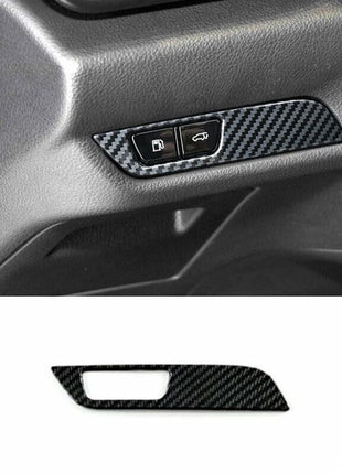 For Lexus NX250 350 2022-23 Carbon Fiber Style Fuel Tank Switch Panel Cover Trim