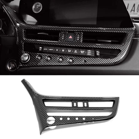 Middle Console Air Outlet Vent Trim For Lexus ES250 300h 350 23-24 Carbon Fibre