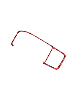 Red Carbon Fiber GPS Navigation Frame Cover Trim For Volvo V60 2010-2017