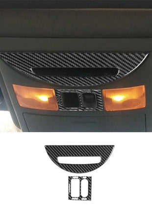 Reading Light Control Panel Trim Cover Carbon Fiber For Nissan Quest 2004-2006