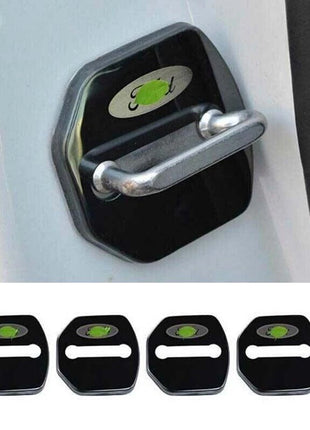 4PCS Cover Trim Door Lock Protection For Ford Focus ST RS Black 2012-2018 Steel