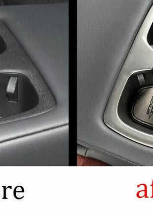 Rear Drinking Glass Panel Cover Trim For Lexus NX250 350 2022-2023 Silver Steel