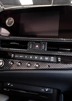 Middle Console Air Outlet Vent Trim For Lexus ES250 300h 350 23-24 Carbon Fibre