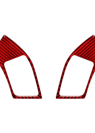 5Pcs Red Carbon Fiber Interior Central Console Cover Trim For Lexus RX300 Type A