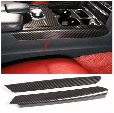 Carbon Fiber Gear Shift Side Trim Cover For Mercedes Benz E Class W212 2010-2015