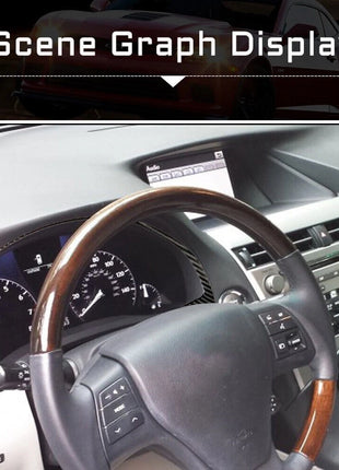 Carbon Fiber Interior Speedometer Cover Trim For Lexus RX350 RX450h 2010-2012