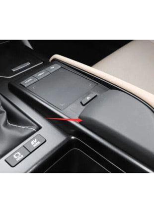 1pc Abs Brush Black Central Gear Shift Cover Trim For Lexus Es250 300h 350 19-22