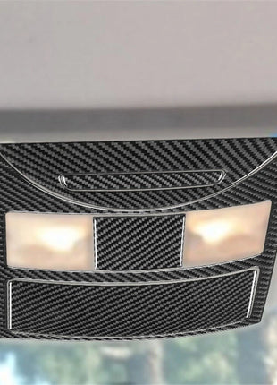 5Pcs Carbon Fiber Car Ceiling Light Trim Cover For Nissan Quest 2004-2006 Type B