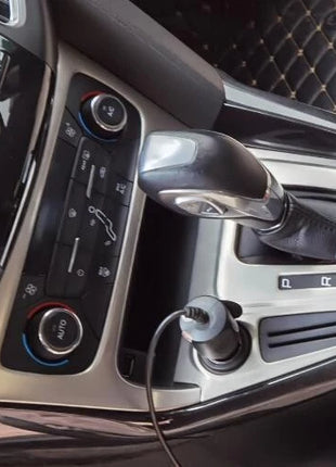 AC Button Control Console Frame Trim 2015-2018 1PCS Silver Steel For Ford Focus