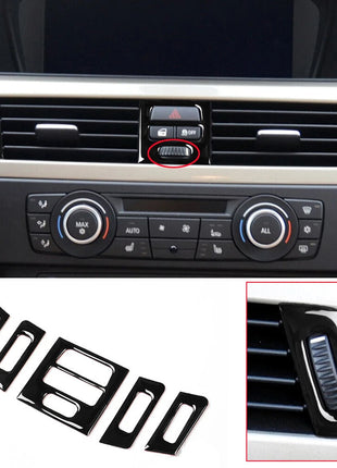 black Air Conditioner Outlet Vent Cover For Bmw 3 Series E90 E92 E93 2005-2012