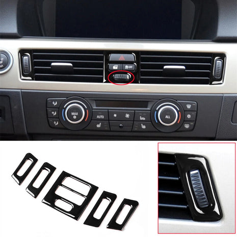 black Air Conditioner Outlet Vent Cover For Bmw 3 Series E90 E92 E93 2005-2012