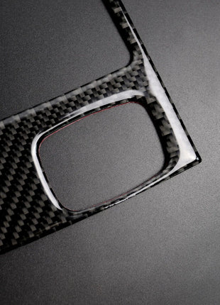 2闂佽壈鎻幏绋rbon Fiber Rear Air Vent Outlet Panel Trim For Bmw 3 Series E90 E92 2005-12