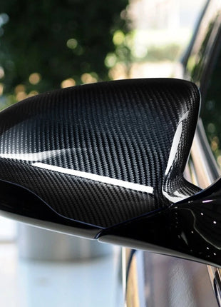 3K Real Carbon Fiber Rearview Side Mirror Cover For BMW M5 F10 12-17