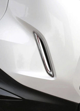 For Lexus RX 350 350h 500h 2023-24 Chrome Rear Bumper Air Outlet Vent Frame Trim